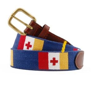 Smathers & Branson Needlepoint Belt Kappa Alpha Fraternity Mens Size 40 *RARE